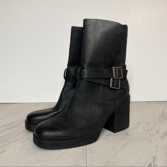 New! Korks Meegan Mid Shaft Black Leather Boot 9.5 - Picture 14 of 14